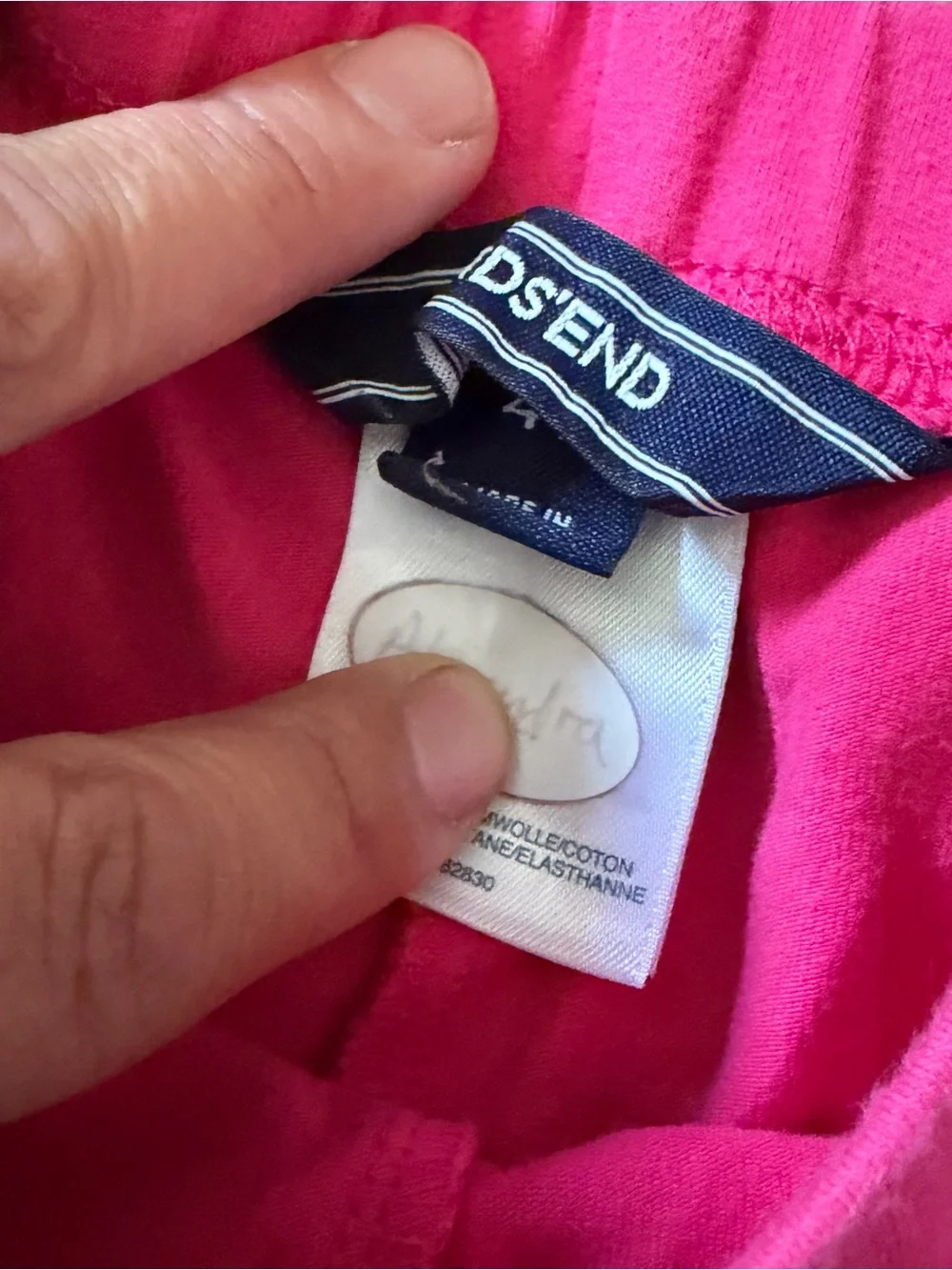 Lands ‘ End Pink Capri leggings size 4T
